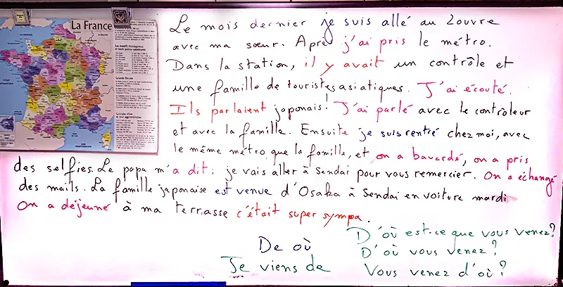 Qu'est-ce que vous avez fait pendant la semaine d'or ?